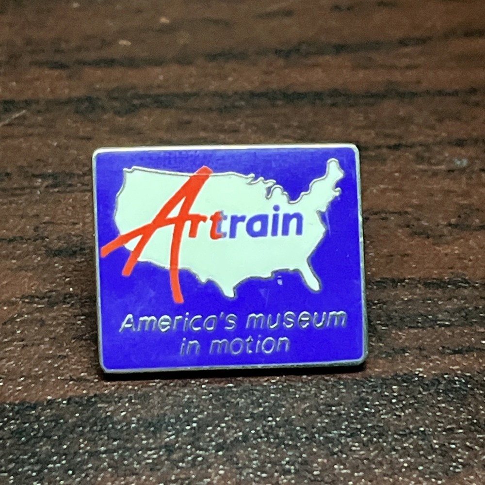 Artrain America's Museum In Motion‎ Art Train Lapel Hat Pin